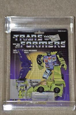 VINTAGE TRANSFORMERS G1 1985 CONSTRUCTICON SCRAPPER AFA/CGA CASE MOC MISB
