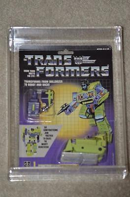 VINTAGE TRANSFORMERS G1 1985 CONSTRUCTICON BONECRUSHER AFA/CGA CASE MOC MISB