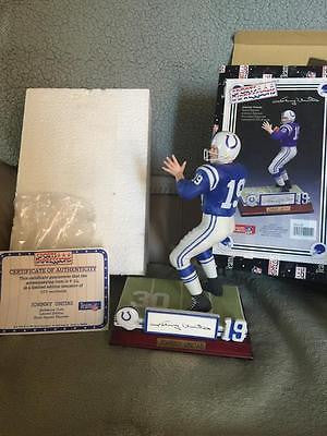 JOHNNY UNITAS SIGNED AUTO AUTOGRAPH SPORTS IMPRESSIONS LTD#  66/975