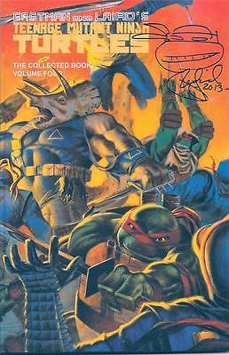 MIRAGE TMNT TEENAGE MUTANT NINJA TURTLES COLLECTED BOOK #4 UNREAD SIGNED LAIRD