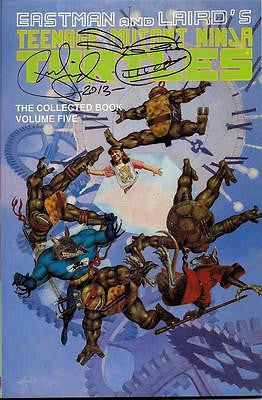 MIRAGE TMNT TEENAGE MUTANT NINJA TURTLES COLLECTED BOOK #5 UNREAD SIGNED LAIRD